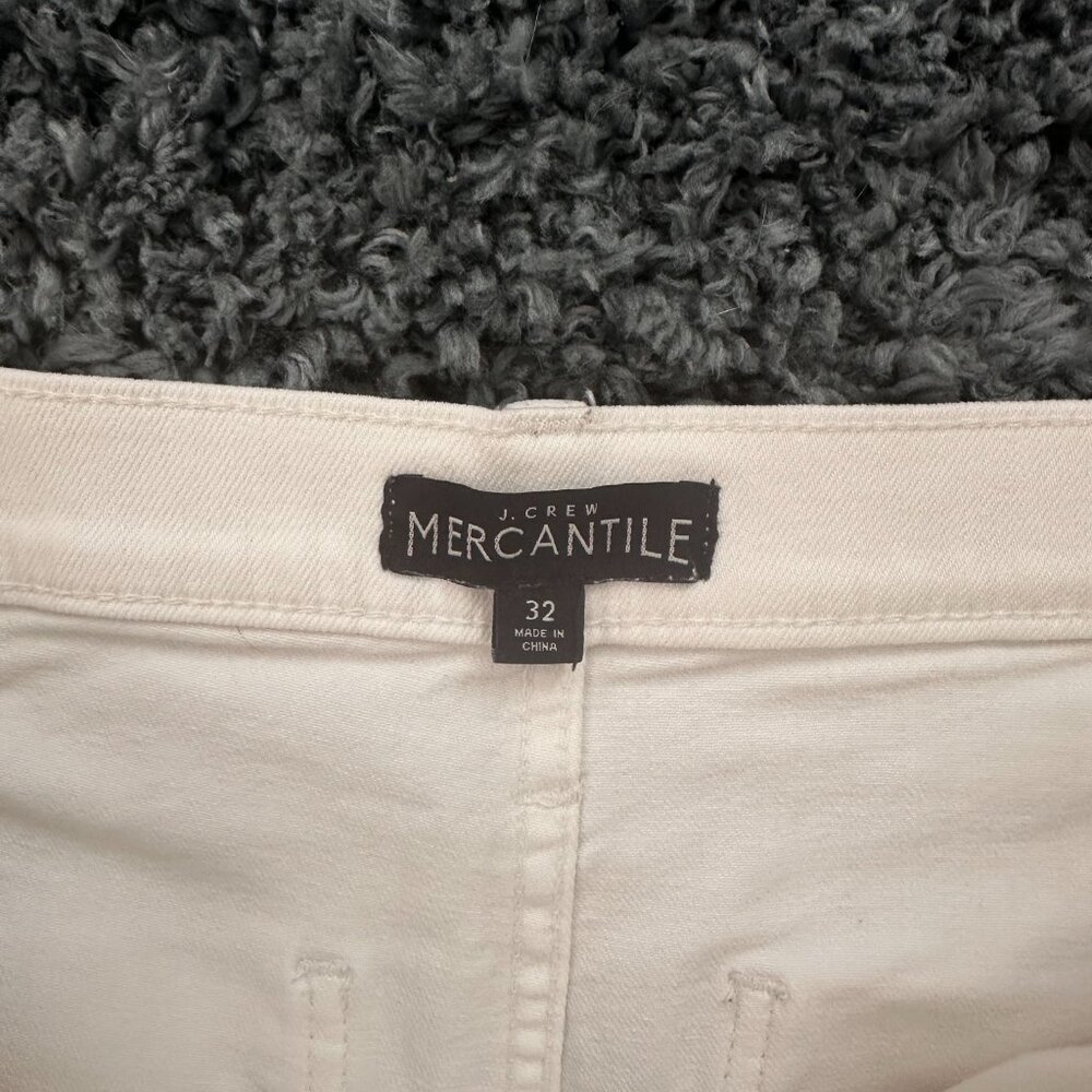 J. Crew Mercantile Wide Leg Crop Jeans Pants White Size 32 / 14 - Picture 4 of 11